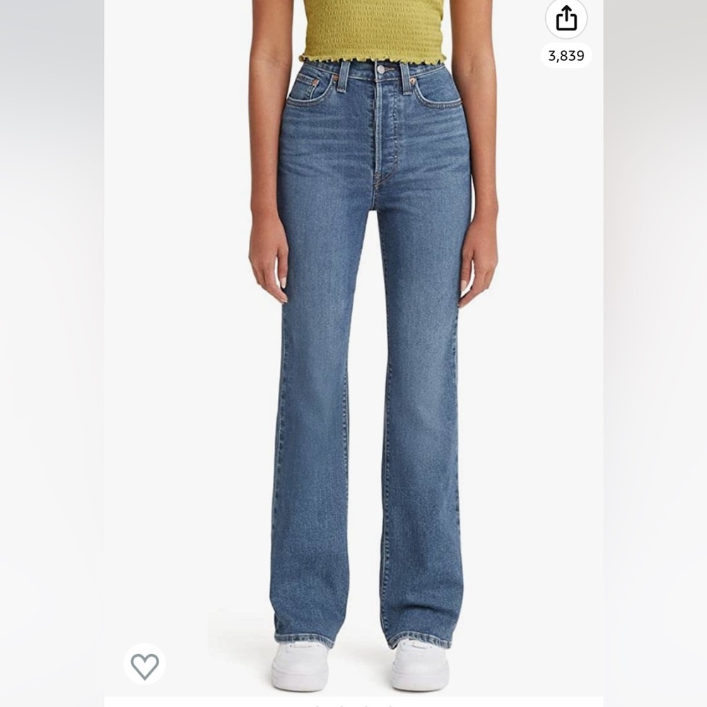 Levi’s ribcage bootcut jeans
